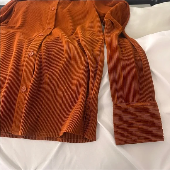 ❌SOLD❌ abercrombie & fitch ribbed button down shirt - Picture 3 of 4